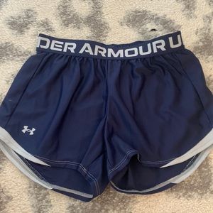 Navy under armor shorts